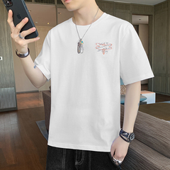 New cotton summer short sleeve men's T-shirt