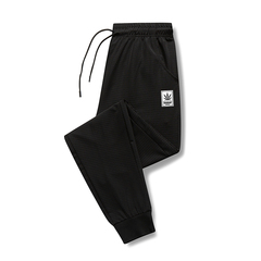 網洞面料時尚跑步青年學生運動褲男衛褲小腳系帶休閒褲