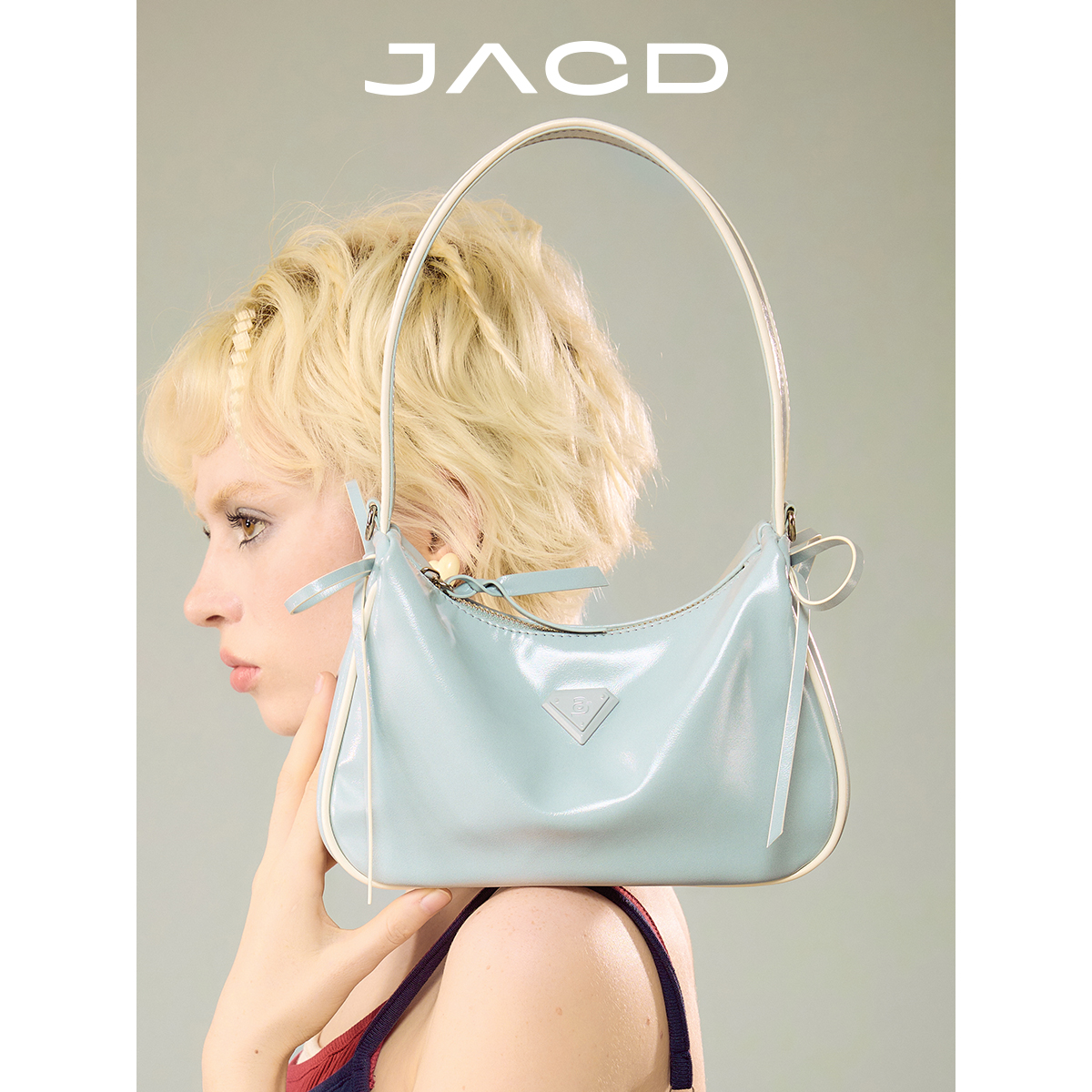 JACD【多元运动】miu系少女腋下包包女2025新款泽西风单肩斜挎包
