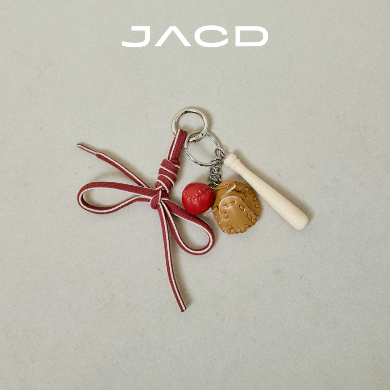 JACD包包挂件棒球编织绳2025年春新款百搭包包挂饰小红书爆款同款