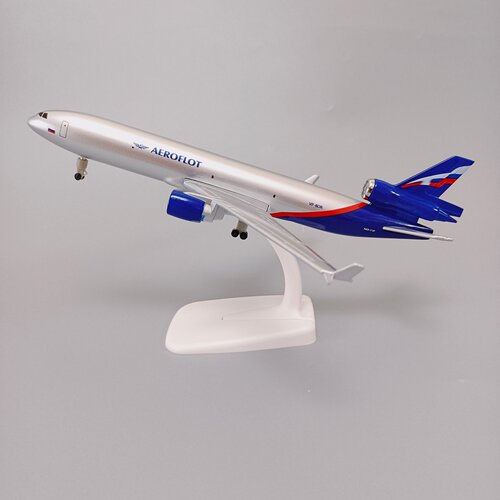 20cm俄罗斯航空麦道MD运输机合金仿真飞机模型金属航模带起落架轮