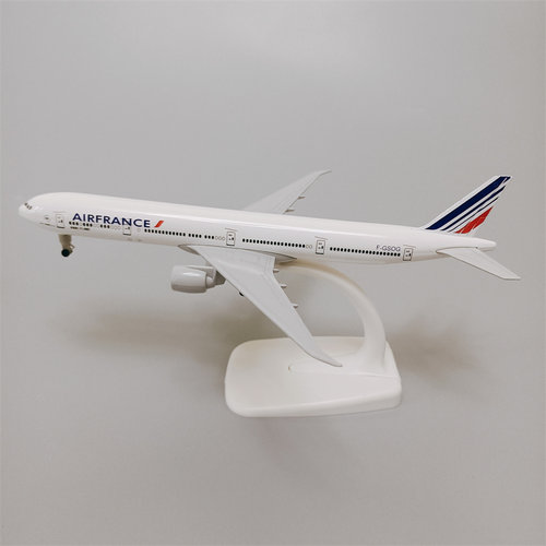 带轮子19cm法国航空 法航FRANCE 波音机B777合金仿真飞机模型金属