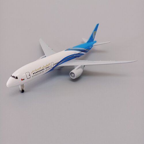 带起落架轮子19cm阿曼航空波音机B787合金仿真飞机模型金属航模