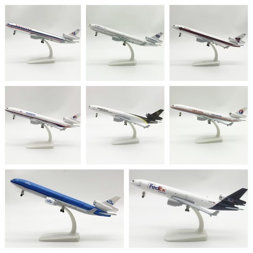 带轮子东航/荷兰/UPS/马来西亚/美国/联邦麦道仿真飞机模型20cm