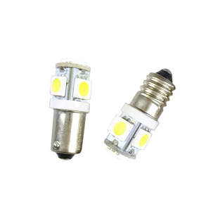 LED小灯泡3V6.3V12V24V螺口E10按钮指示灯卡口B9小灯座仪器警示灯