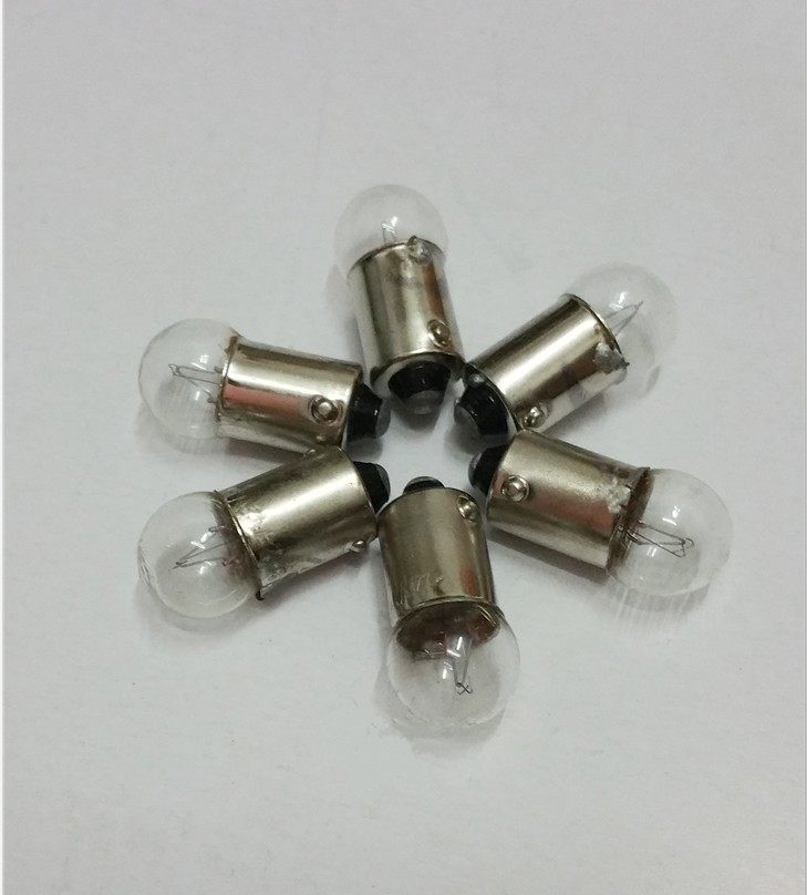 圆头灯珠6.3VB9卡口小灯泡