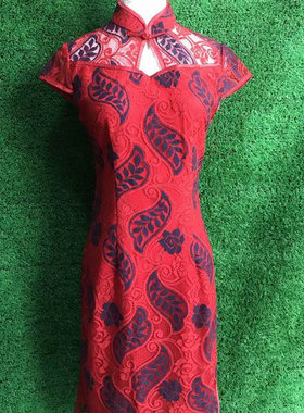 专柜正品 江N  93110  春夏款 　 旗袍 连衣裙