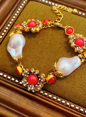 铜合金手链  H237   时尚百搭轻奢复古手链