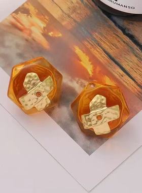 铜合金耳饰 C060 气质百搭时尚轻奢耳饰