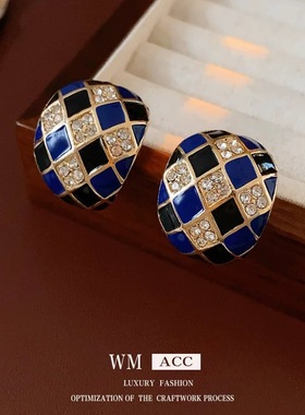 铜合金耳环A446 时尚轻奢气质百搭优雅精致耳环