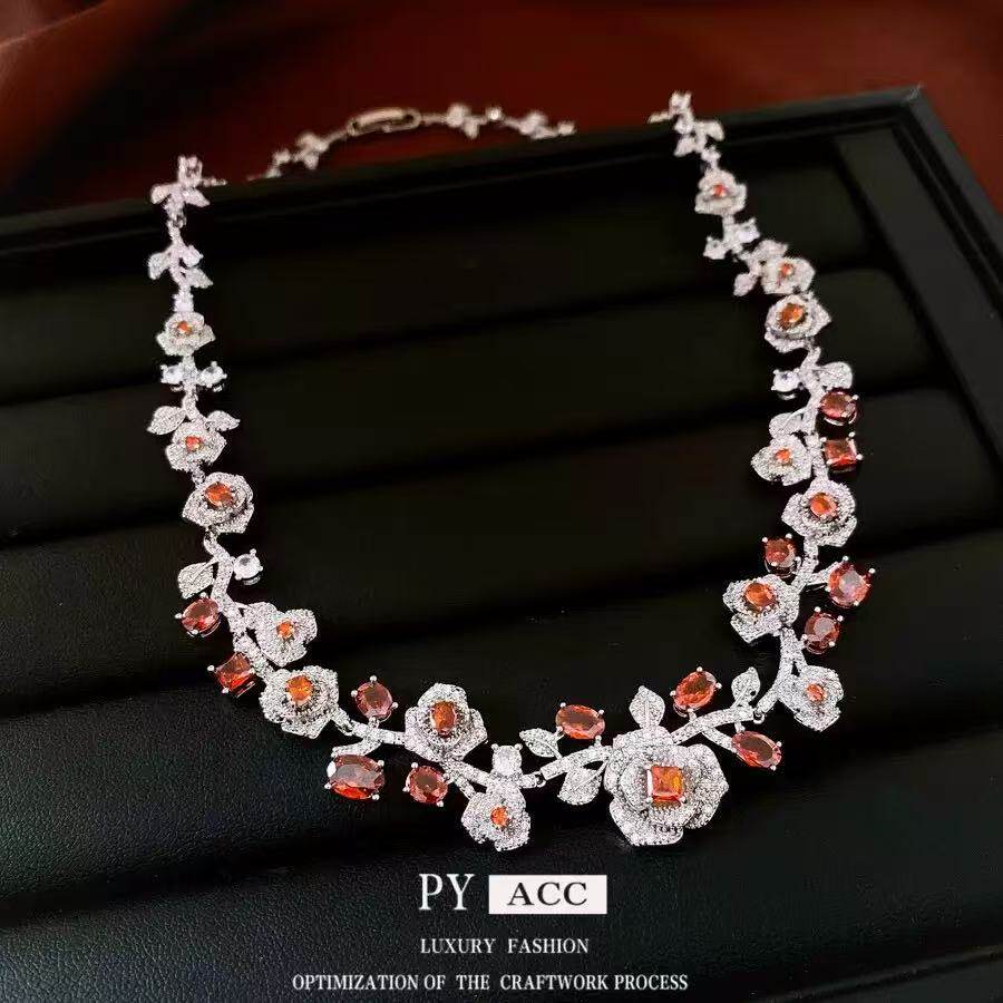 铜合金项链H082 时尚青蛇气质百搭优雅精致项链