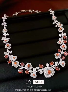 铜合金项链H082 时尚青蛇气质百搭优雅精致项链