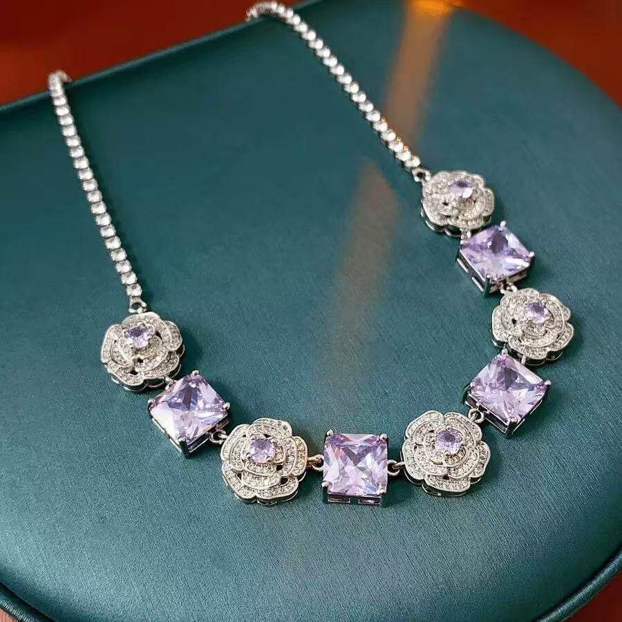 铜合金项链D080 时尚轻奢气质百搭优雅简约大气精美项链