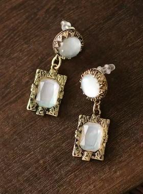 铜合金耳环D412 时尚轻奢气质百搭优雅精致耳环