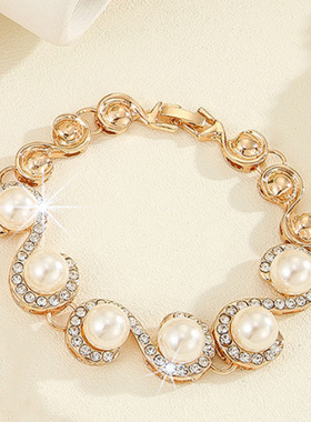 铜合金手链C059 时尚轻奢气质百搭优雅精致手链