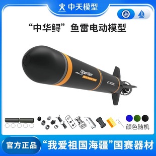 中天模型 中华鲟鱼雷儿童电动船玩具船模型电动潜艇模型可下水