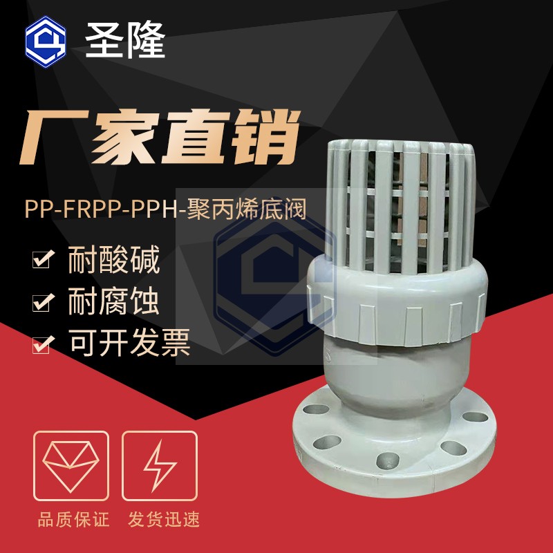 聚丙烯ppfrpppph底阀止回阀