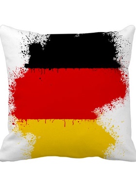 家地图插画图案方形抱枕靠枕沙发靠垫双面含芯礼物学校幼儿园装饰