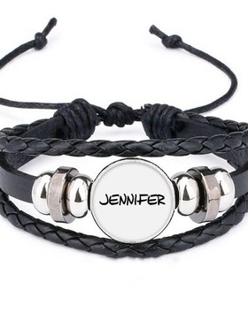 私人皮革礼品编制手链