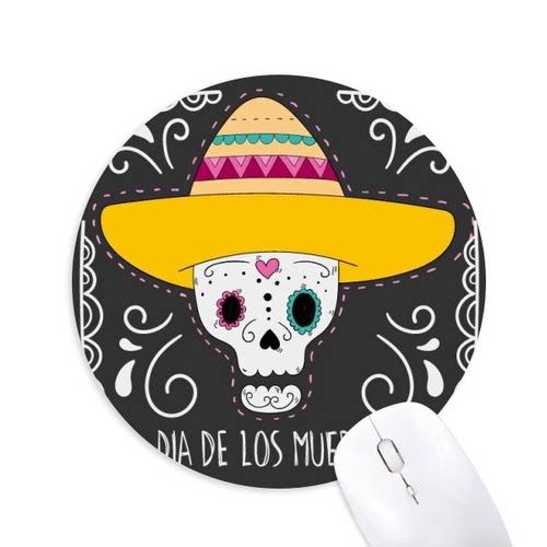 墨西哥圆形防滑橡胶礼物鼠标垫