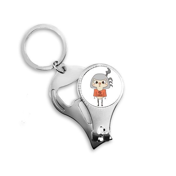 星座运势巨蟹座月亮悠悠 多功能钥匙扣指甲刀指甲剪开瓶器礼物