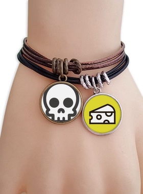 骷髅符号饰品幼儿园手链