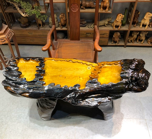 Корнедичная чайная терраса Золотая шелк Нэн Деревянный Камелия Кофейное дерево Генеральное чай чайное чайное дерево корень дерева дерево натуральный SP2784