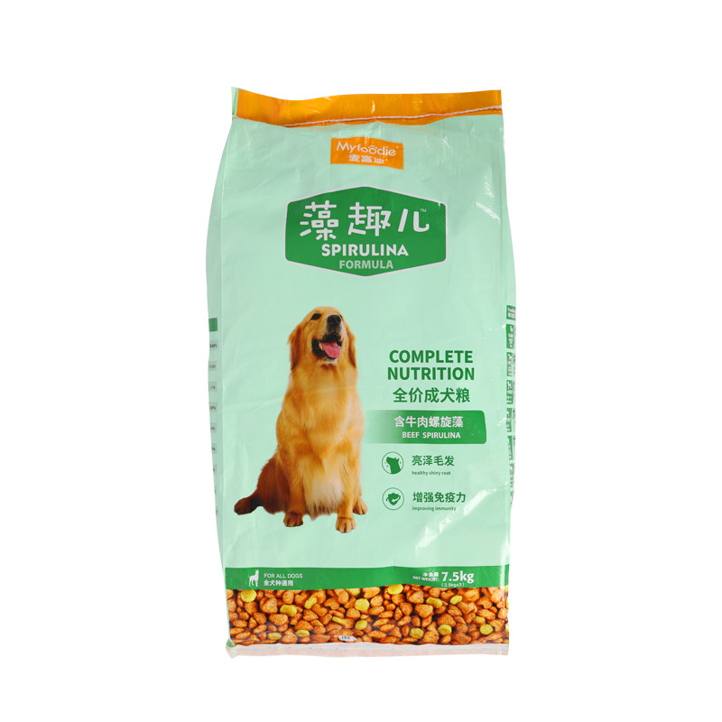 麦富迪藻趣儿狗粮7.5KG 成犬通用型牛肉味柯基泰迪金毛15斤30斤