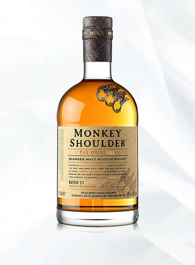 金猴三只猴子混合纯麦苏格兰威士忌酒 MONKEY SHOULDER 进口洋酒