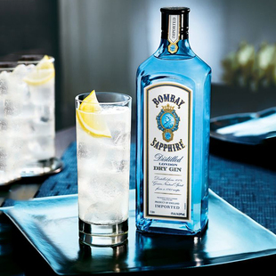 孟买蓝宝石金酒Bombay 洋酒杜松子酒毡酒琴酒孟买调酒基酒 蓝宝石