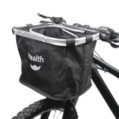 山地车前车筐折叠菜篮单车篮子车篓前置铝手提车前框单车挂篮