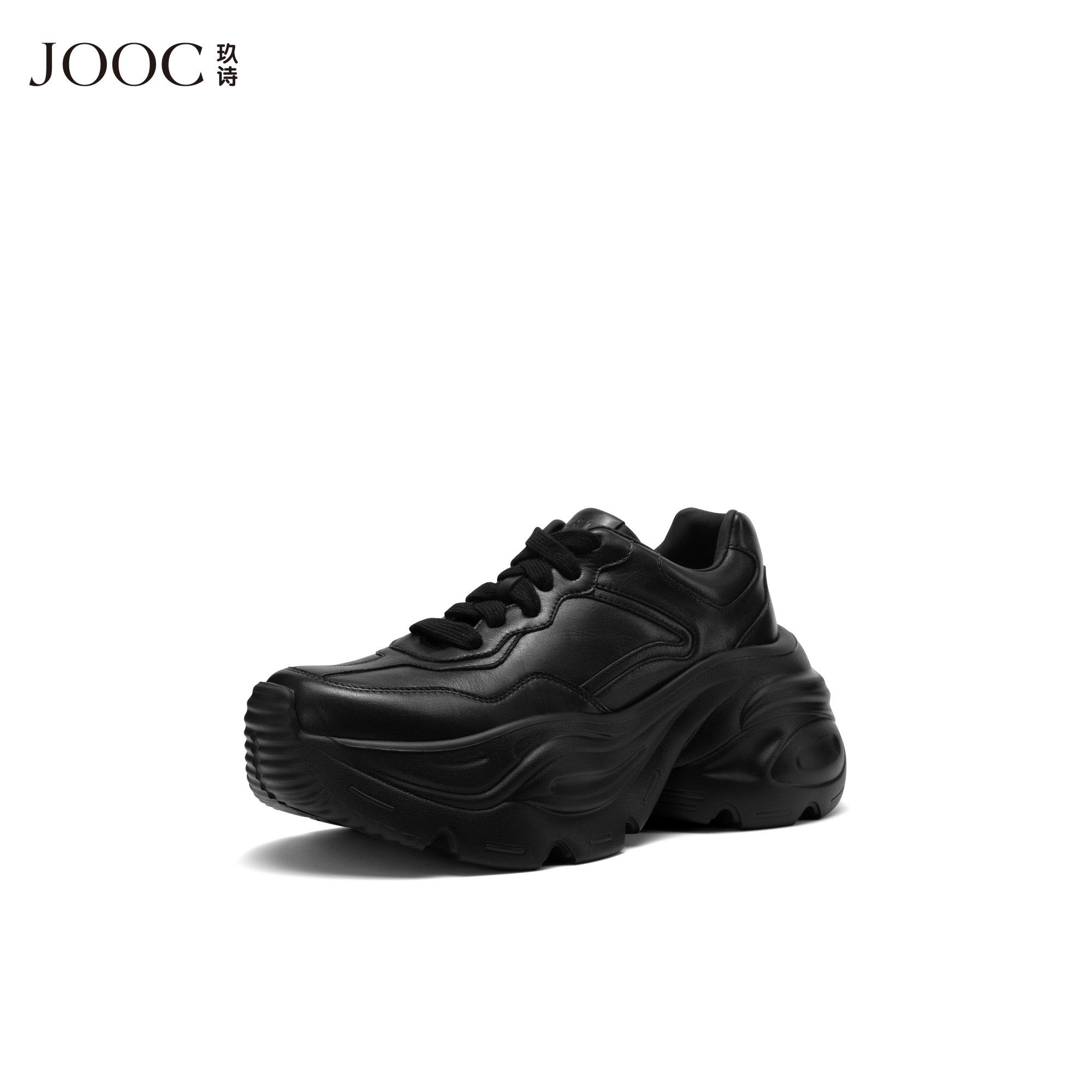 JOOC玖诗松糕底显瘦老爹鞋