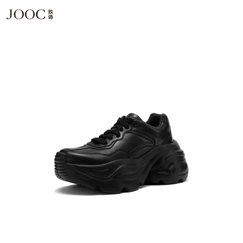 JOOC玖诗松糕底显瘦老爹鞋
