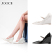女2026春季 新款 坡跟时尚 JOOC玖诗通勤气质潮流高跟鞋 包头百搭凉鞋