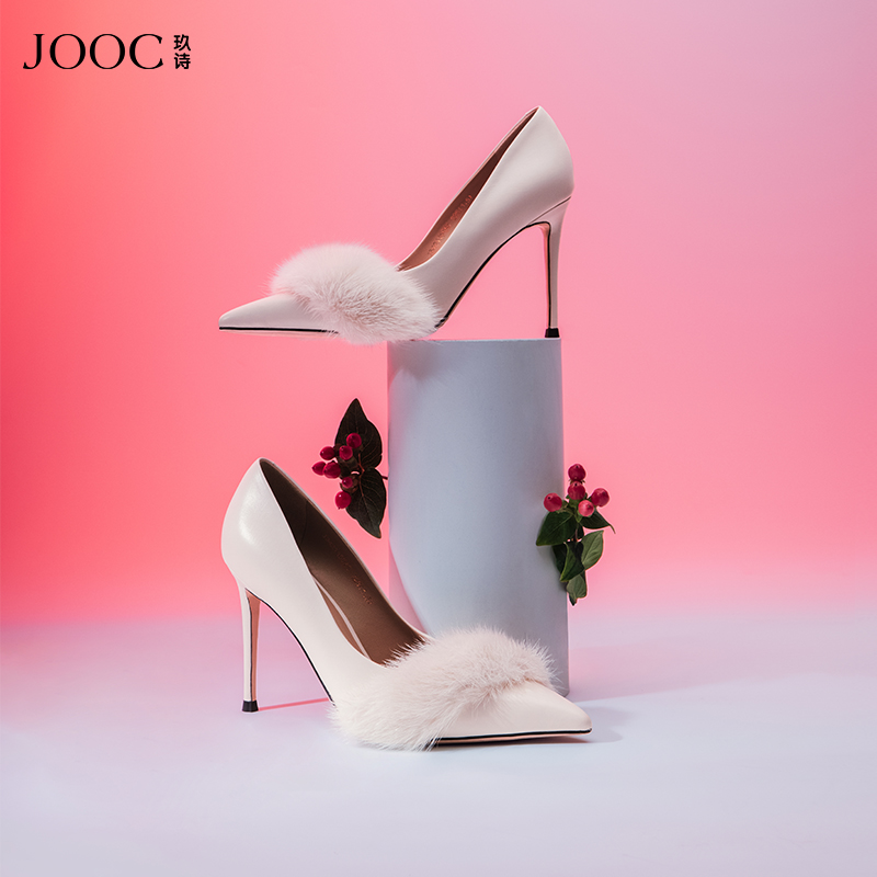 定染高跟鞋JOOC职业法式