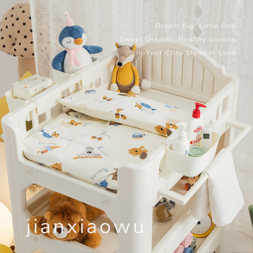 婴儿新生儿尿布台专用垫子秋冬护理台宝宝褥子睡垫纯棉花床垫褥子