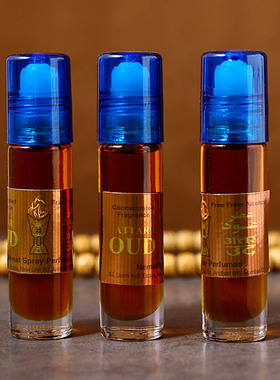 印度滚珠精油正品藏香味香水ATTAR OUD木质念珠保养檀香油禅香水