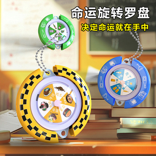 每日命运转盘考试选择困难症喝酒娱乐小玩具旋转罗盘创意解压神器