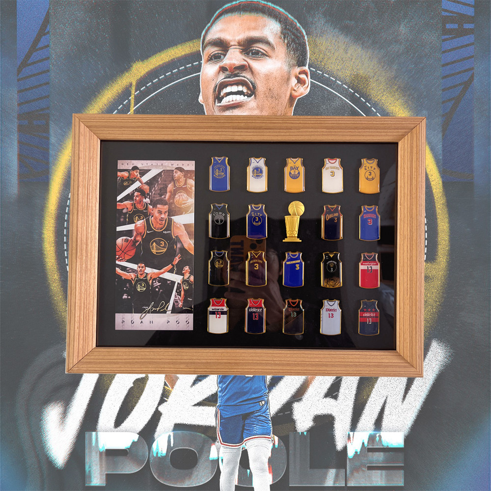 普尔勇士奇才球衣徽章胸针原创装裱实木相框摆台挂框球迷用品礼物,饰品/流行首饰/时尚饰品新,胸针,淘宝优惠券,粉丝福利购,淘宝优惠卷