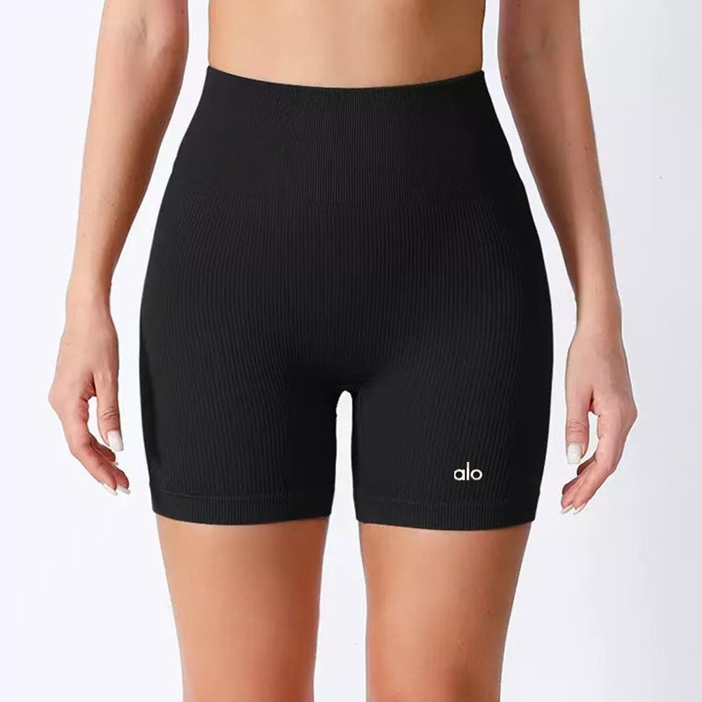 ALOODE瑜伽短裤紧身三分裤高腰收腹提臀健身裤显瘦新款跑步提臀裤
