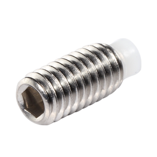 304不锈钢POM塑料柱塞止动紧定尼龙头机米缓冲螺丝钉M4M5M6M8M10