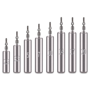 厂家批发路亚小配件 铅坠渔坠防挂底柱形倒钓铅 自由钓组配重渔具