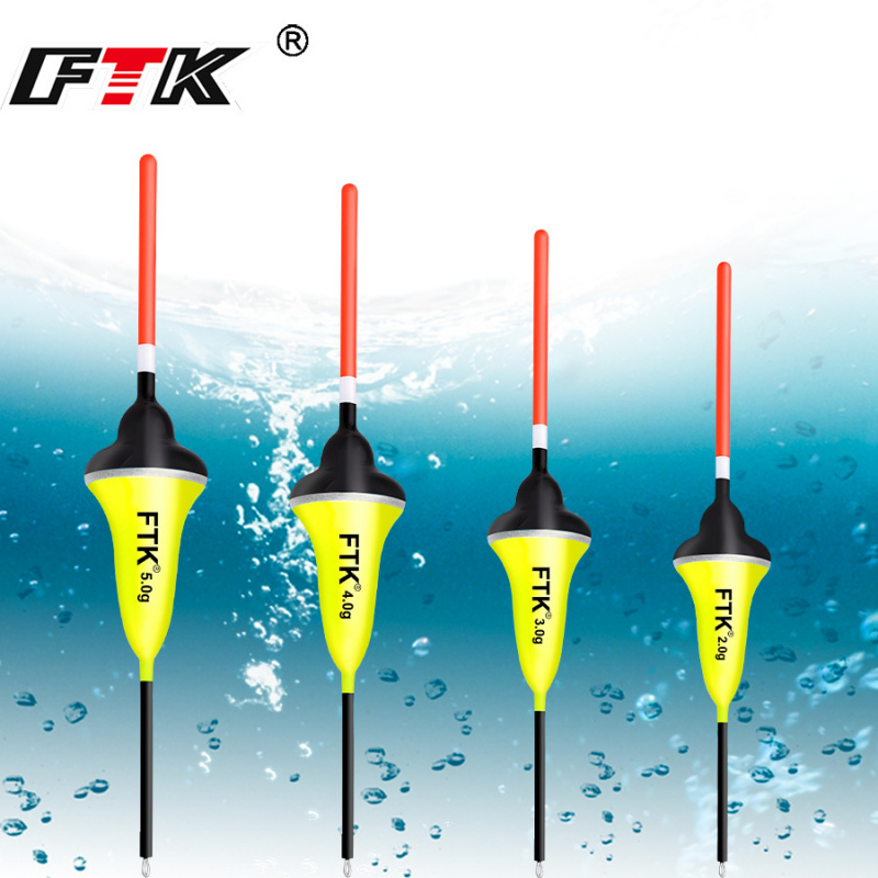 FTK鲤钓漂浮漂5只立式漂2g-6g浮