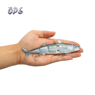 150mm外贸路四节亚鱼饵四节垂钓仿真假饵淡水海钓饵硬饵路亚饵