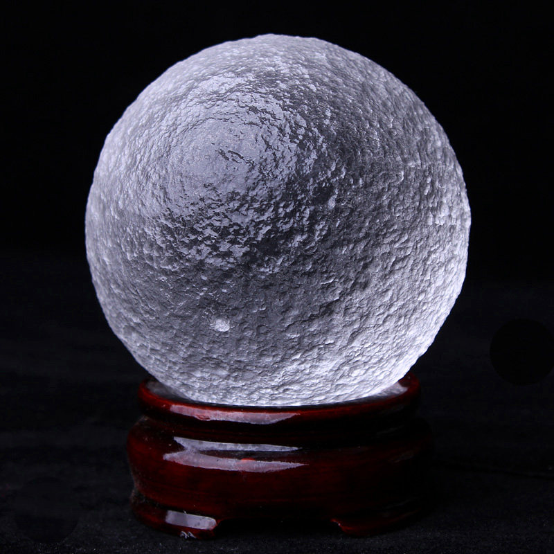 正品天然摩拉维亚白陨石球摆件原石超大圆球手把球家居摆设消忧