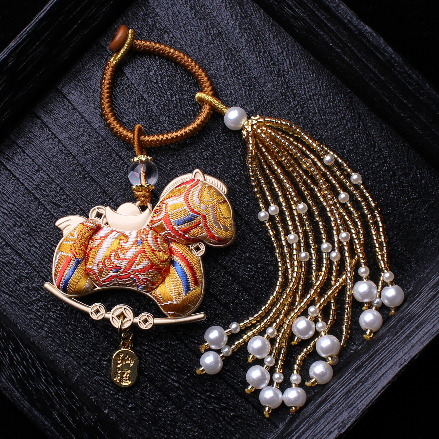 非遗宋锦成品双面小马包包压襟挂件流苏穗子旗袍汉服挂饰车钥匙坠,饰品/流行首饰/时尚饰品新,压襟挂件,淘宝优惠券,粉丝福利购,淘宝优惠卷