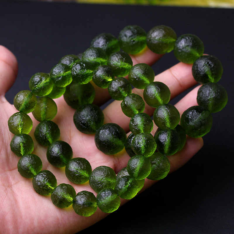 捷克陨石手链能量石手串消忧愈疗