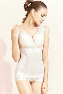 正品美人计塑身衣收腹束腰提臀美体连体内衣产后薄款女0096