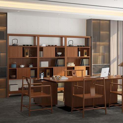 祥福家居办公桌椅定制设计楠竹