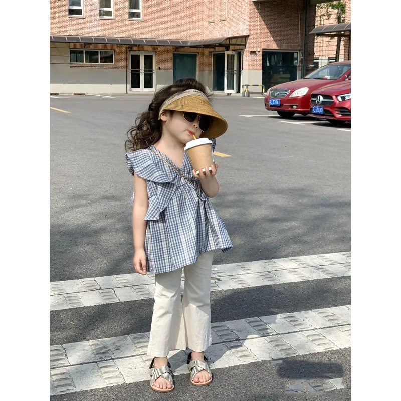 清仓不退【理性下单】格子衬衫+白色裤子短款小童百搭,童装/婴儿装/亲子装,儿童运动套装,淘宝优惠券,粉丝福利购,淘宝优惠卷